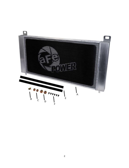 aFe BladeRunner Street Series Aluminum Radiator | GM Trucks 5.3L V8 (09-13) (46-52161)