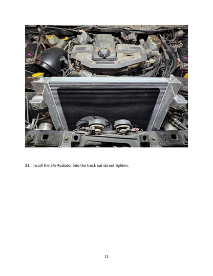 aFe Dodge 6.7L Radiator | Ram 2500/3500 10 (46-52191)