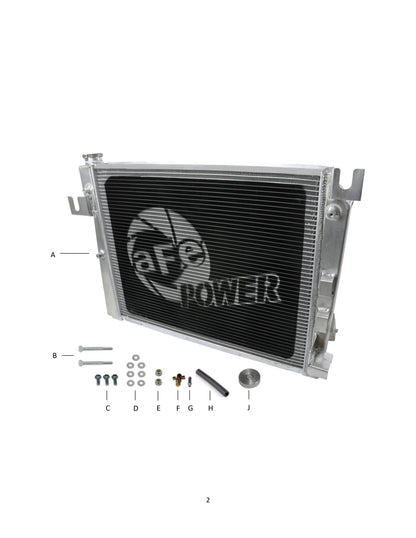 aFe BladeRunner Radiator | Dodge Ram 04-09 V8-5.7L HEMI (46-52211)