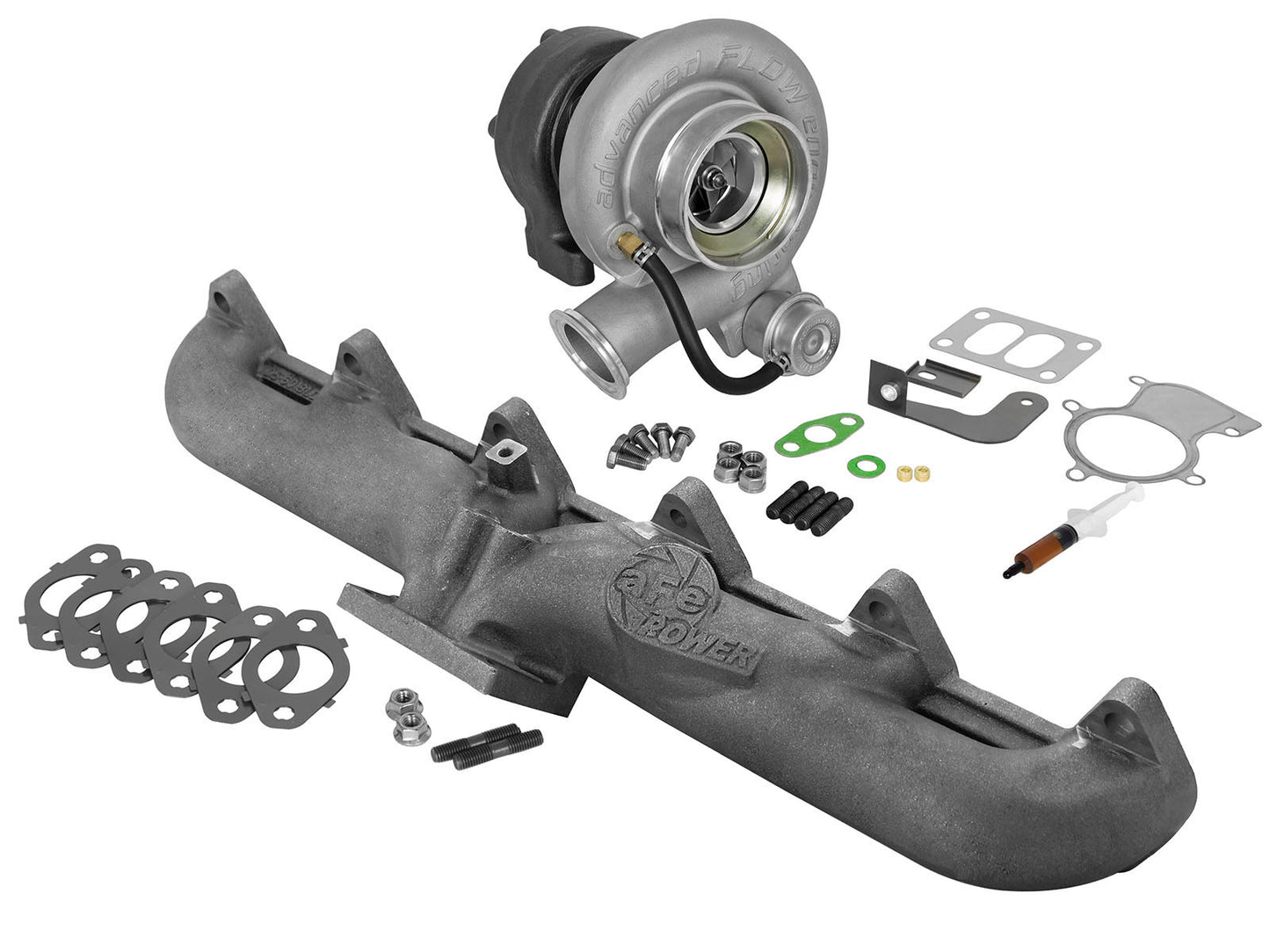 aFe Bladerunner Turbo w/ Exhaust Manifold | Dodge Ram 2500/3500 Van (94-02) (46-60060-MB)