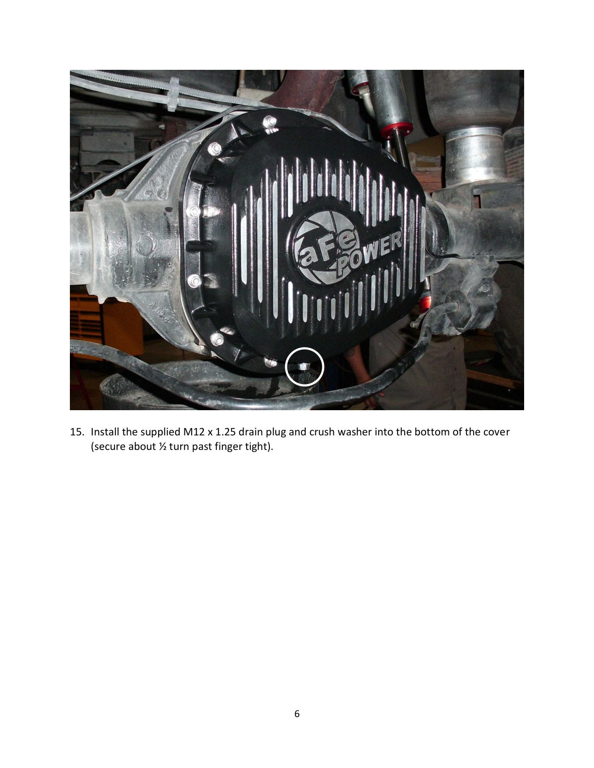 aFe Rear Diff Cover | Ford F-250/350 Super Duty 80s-2016 (46-70020)