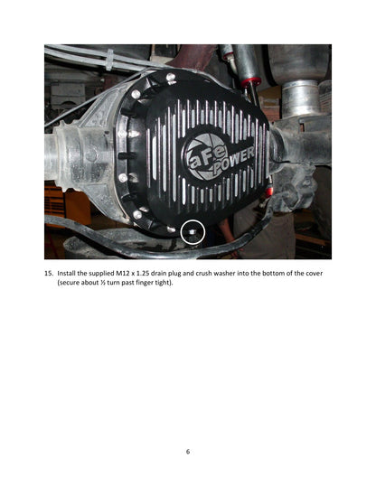 aFe Rear Diff Cover | Ford F-250/350 Super Duty 80s-2016 (46-70020)
