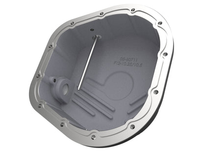 aFe Pro Series 10.25/10.50-12 Bolt Rear Diff Cover Black w/ Machined Fins | Ford V8 86-99 (46-70022)