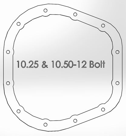 aFe Pro Series 10.25/10.50-12 Bolt Rear Diff Cover Black w/ Machined Fins | Ford V8 86-99 (46-70022)