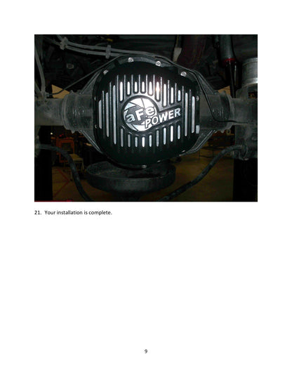 aFe Pro Series 10.25/10.50-12 Bolt Rear Diff Cover Black w/ Machined Fins | Ford V8 86-99 (46-70022)