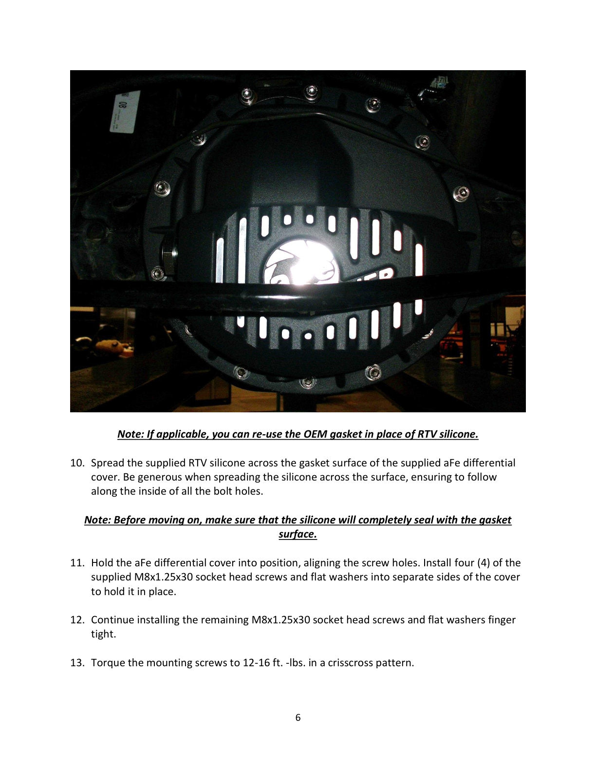 aFe Street Series D&S Front Diff Cover | Dodge 5.9/6.7L (03-12) (46-70040)