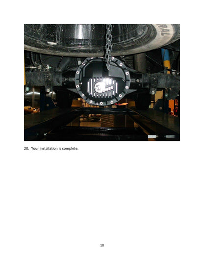 aFe Street Series D&S Front Diff Cover | Dodge 5.9/6.7L (03-12) (46-70040)