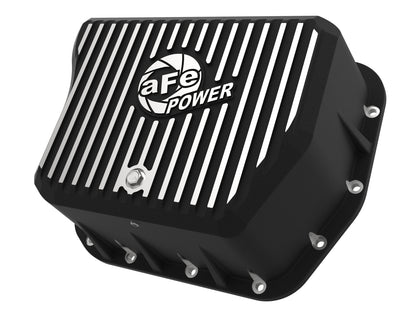 aFe Pro Series Transmission Pan w/ Machined Fins Black | Dodge Ram 94-07 (46-70052)