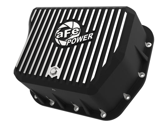aFe Pro Series Transmission Pan w/ Machined Fins Black | Dodge Ram 94-07 (46-70052)
