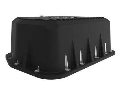 aFe Pro Series Transmission Pan w/ Machined Fins Black | Dodge Ram 94-07 (46-70052)