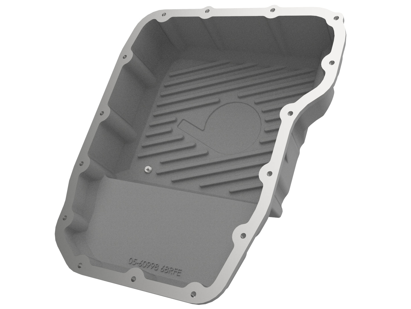 aFe Power Transmission Pan Raw w/ Machined Fins | Dodge Diesel Trucks 07.5-12 L6-6.7L (46-70060)