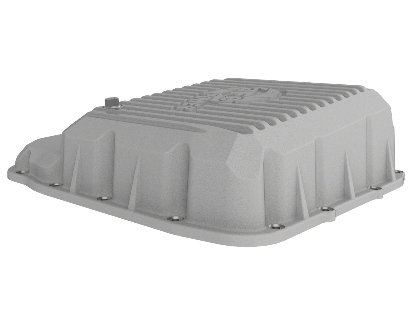 aFe Power Transmission Pan Raw w/ Machined Fins | Dodge Diesel Trucks 07.5-12 L6-6.7L (46-70060)
