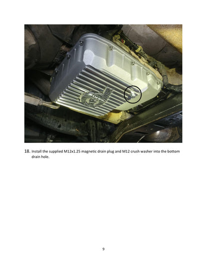 aFe Power Transmission Pan Raw w/ Machined Fins | Dodge Diesel Trucks 07.5-12 L6-6.7L (46-70060)