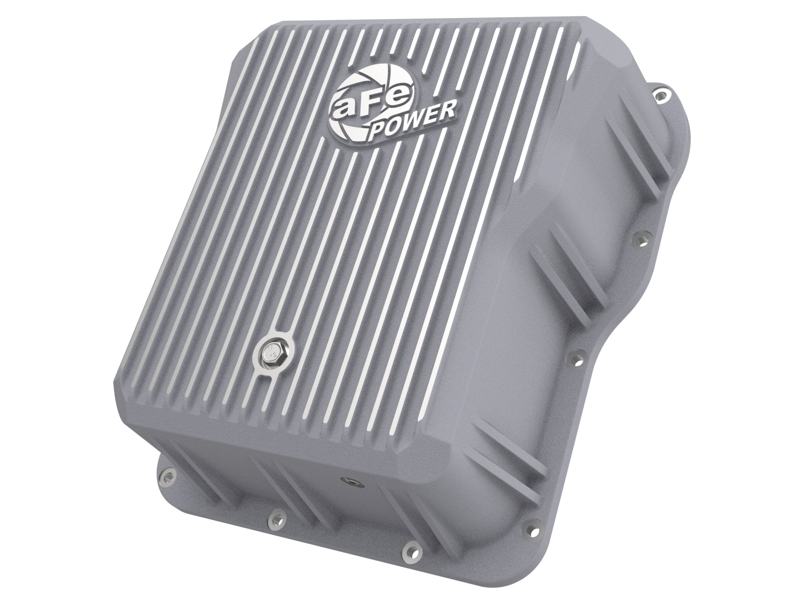 aFe Street Series Trans Pan Cover Raw | GM V8 6.6L (01-14) (46-70070)