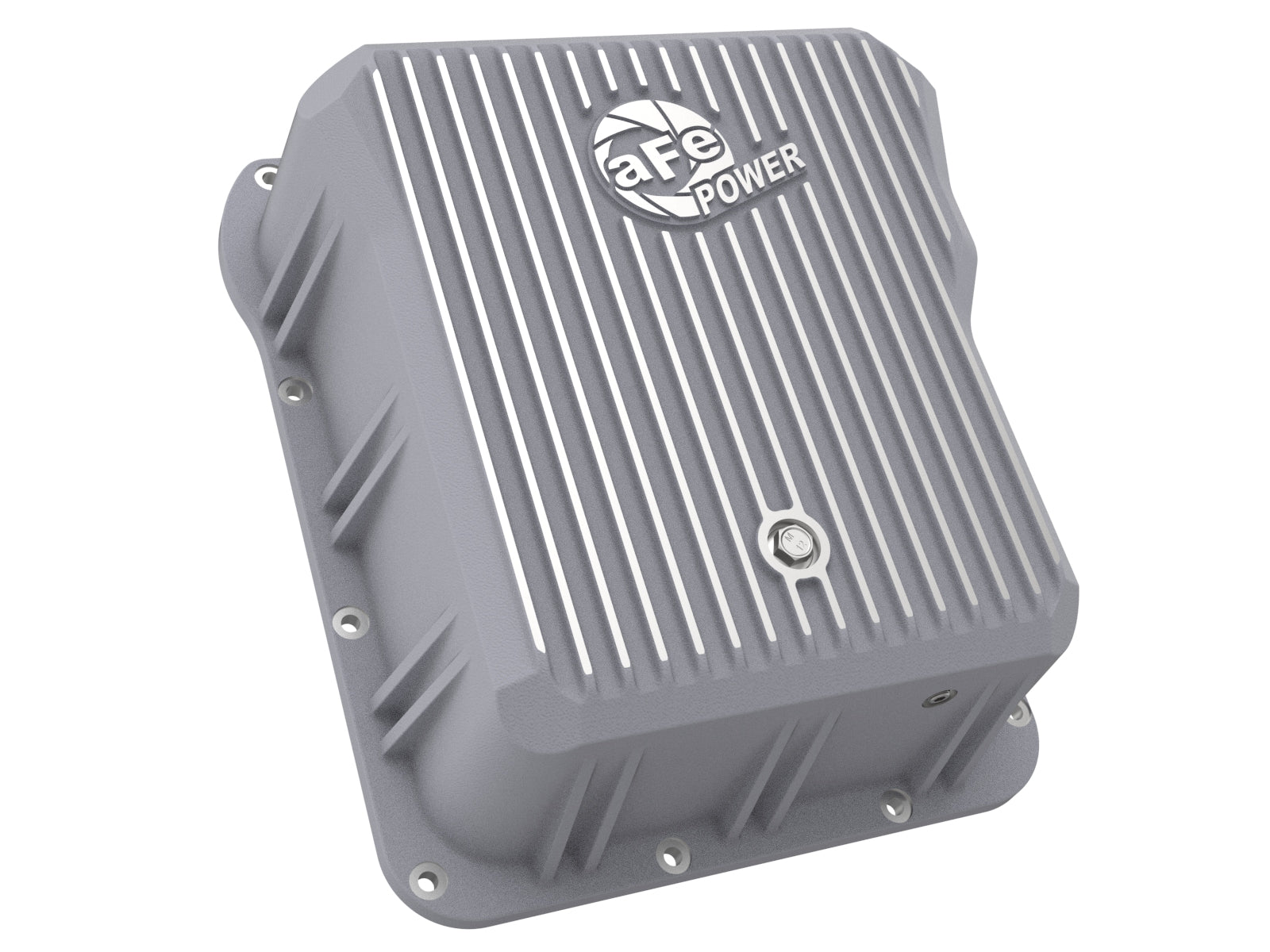 aFe Street Series Trans Pan Cover Raw | GM V8 6.6L (01-14) (46-70070)