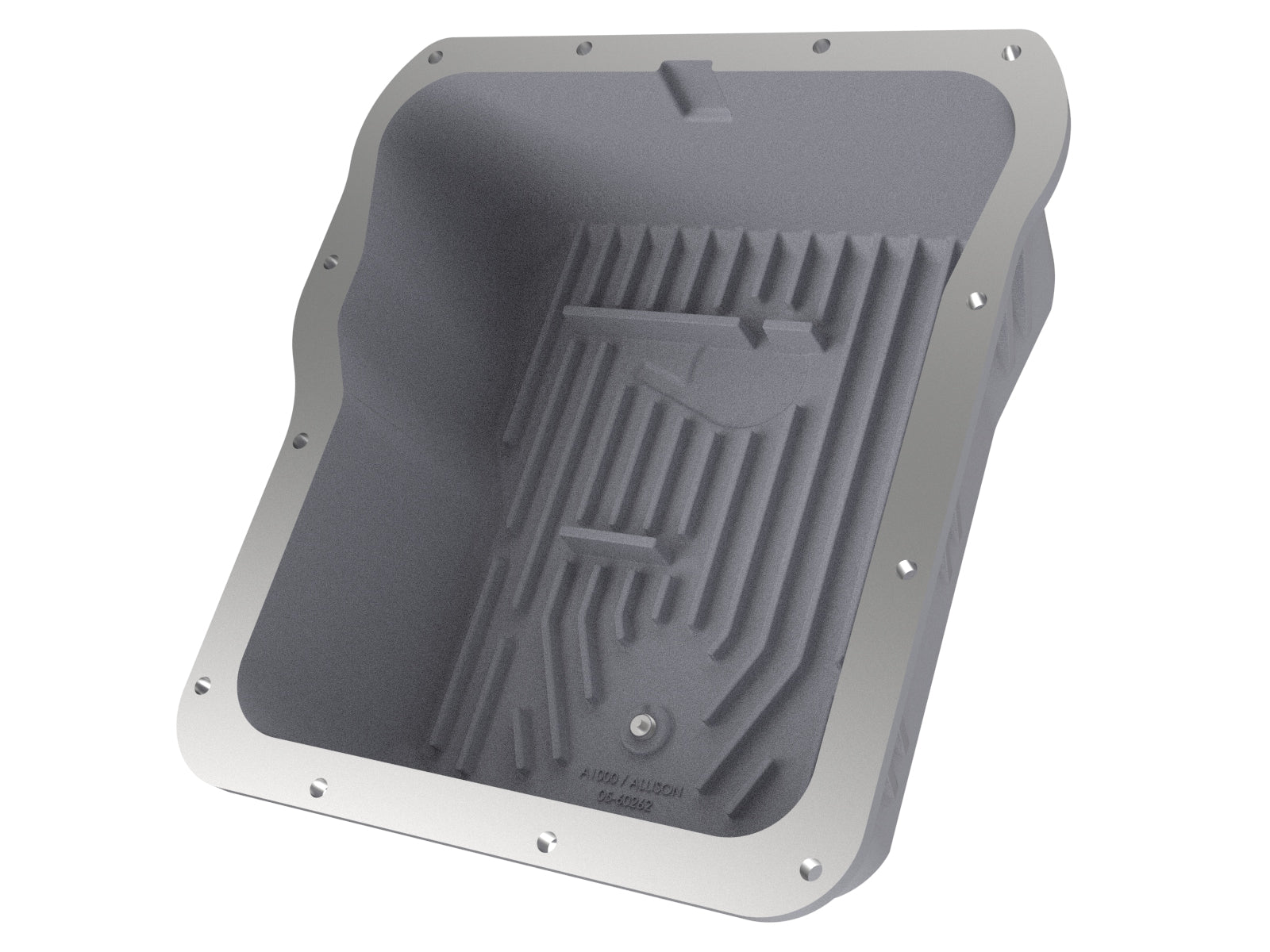 aFe Street Series Trans Pan Cover Raw | GM V8 6.6L (01-14) (46-70070)