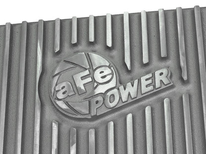 aFe Street Series Trans Pan Cover Raw | GM V8 6.6L (01-14) (46-70070)