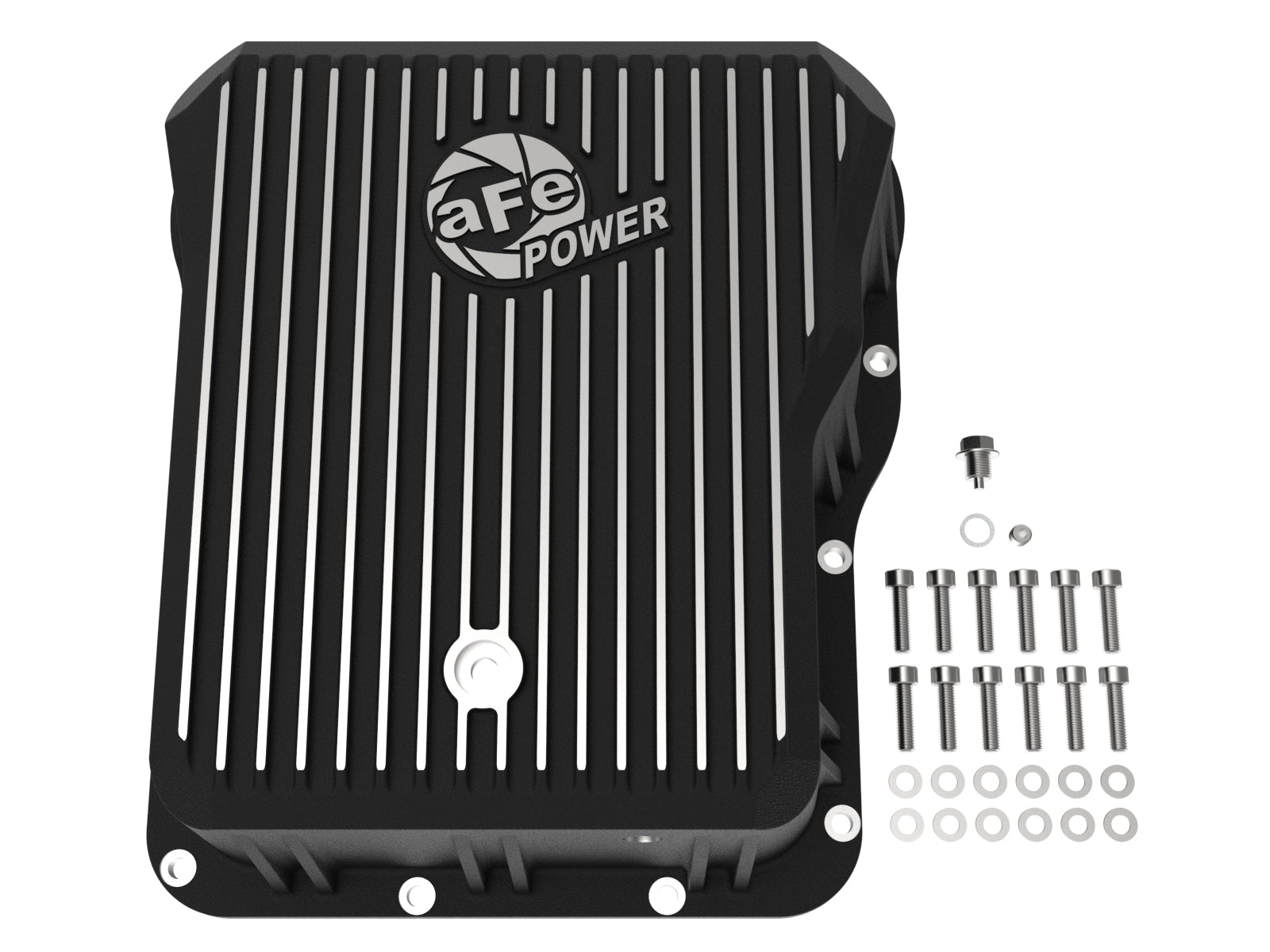 aFe Power Pro Series Machined Transmission Pan Cover | GM Diesel Trucks V8-6.6L (01-14) (46-70072)