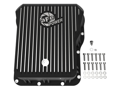 aFe Power Pro Series Machined Transmission Pan Cover | GM Diesel Trucks V8-6.6L (01-14) (46-70072)