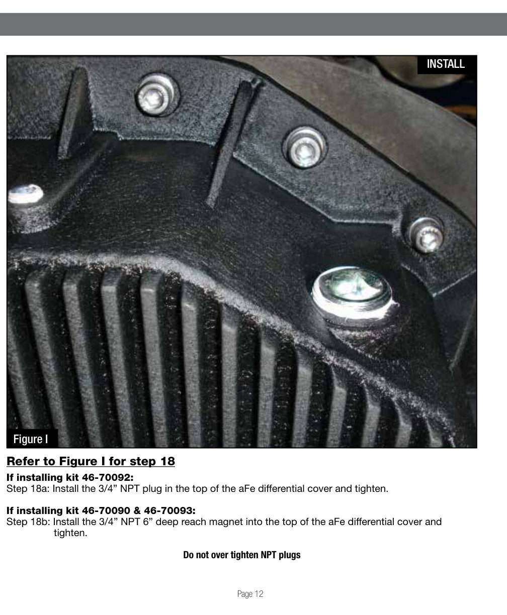 aFe Pro Series Rear Diff Cover Kit w/ Machined Fins & Gear Oil | Dodge 03-05 (SPF4670092WL)