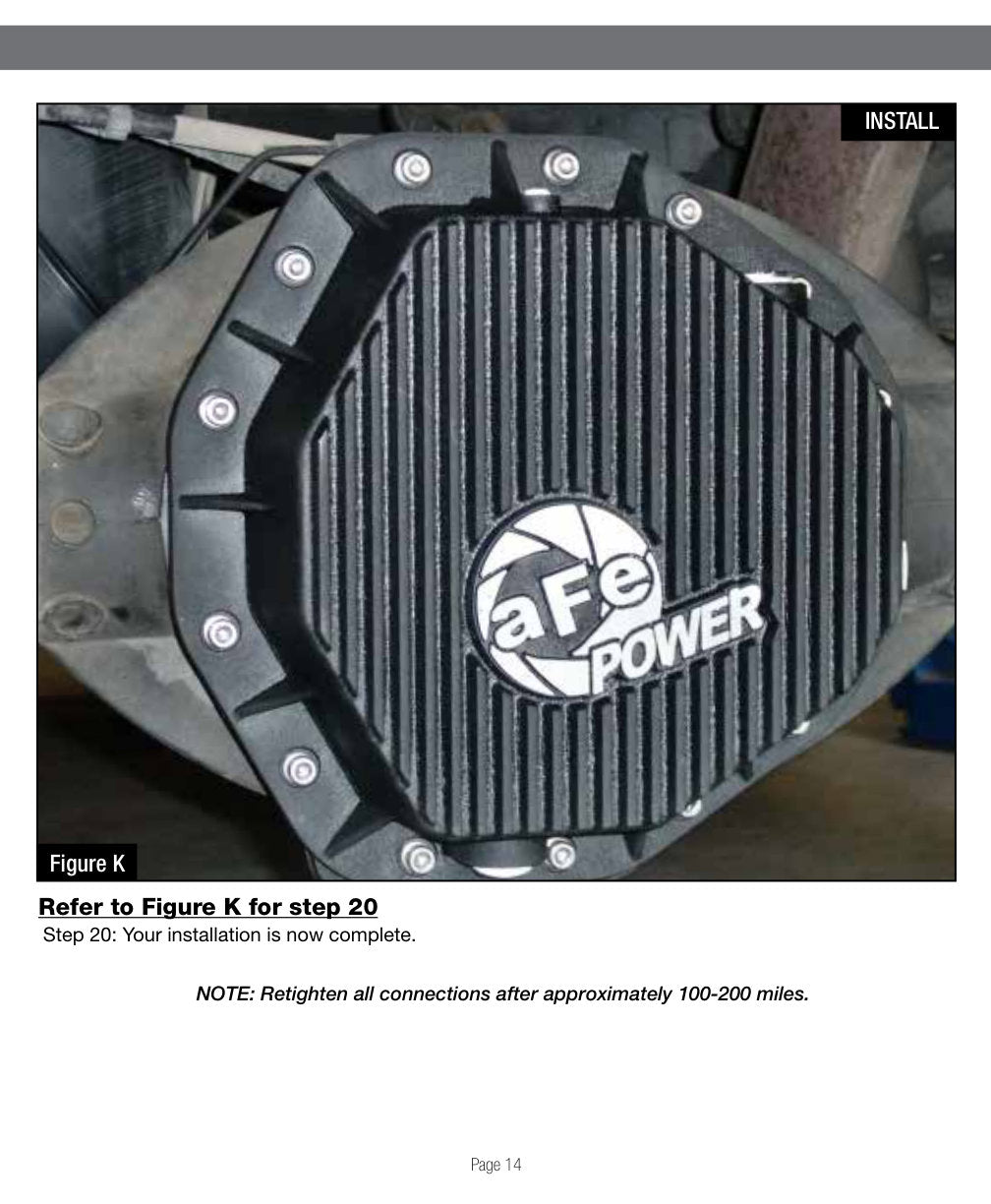 aFe Pro Series Rear Diff Cover Kit w/ Machined Fins & Gear Oil | Dodge 03-05 (SPF4670092WL)