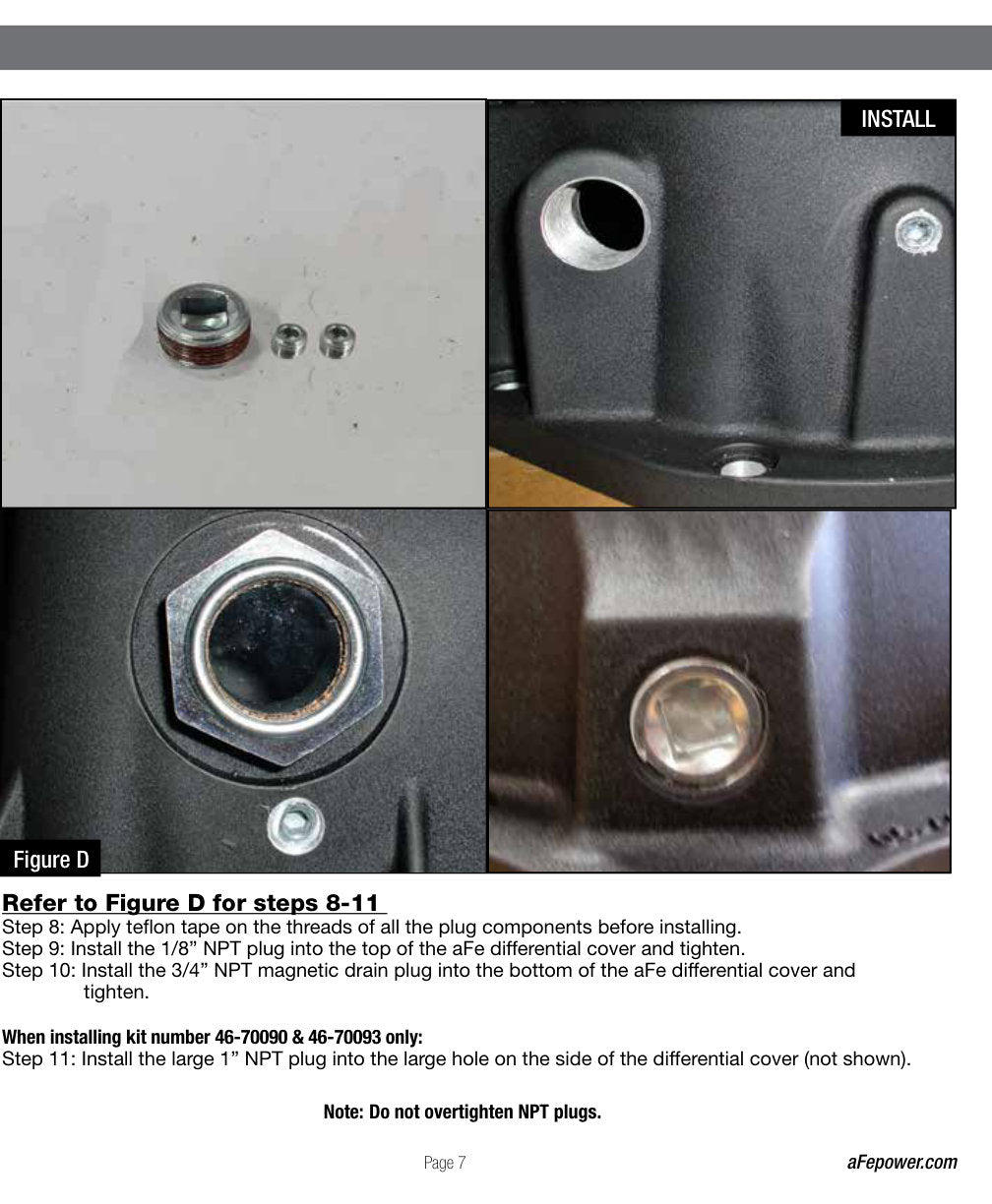 aFe Pro Series Machined Rear Diff Cover | Dodge Ram 03-05 L6-5.9L (46-70092)