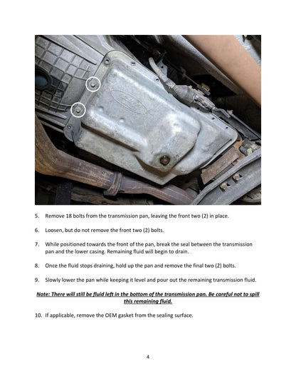 aFe Transmission Pan | Ford HD Trucks (92-97,99-10) (46-70120-1)