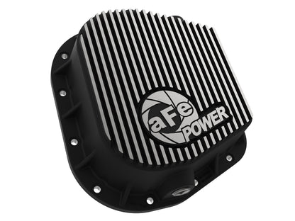 aFe Pro Series Rear Diff Cover 9.75-12 Bolt Axle w/ Machined Fins Black | Ford (11-13) (46-70152)