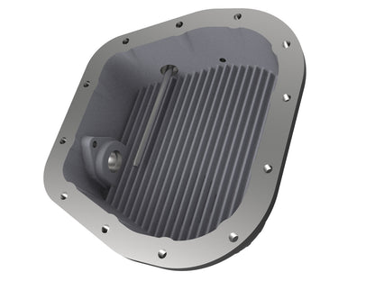 aFe Pro Series Rear Diff Cover 9.75-12 Bolt Axle w/ Machined Fins Black | Ford (11-13) (46-70152)