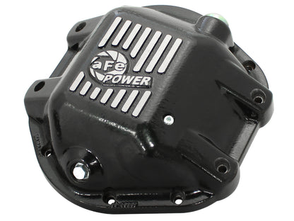 aFe Pro Series Rear Differential Cover Black w/ Machined Fins | Jeep Dana 44 (97-14) (46-70162)
