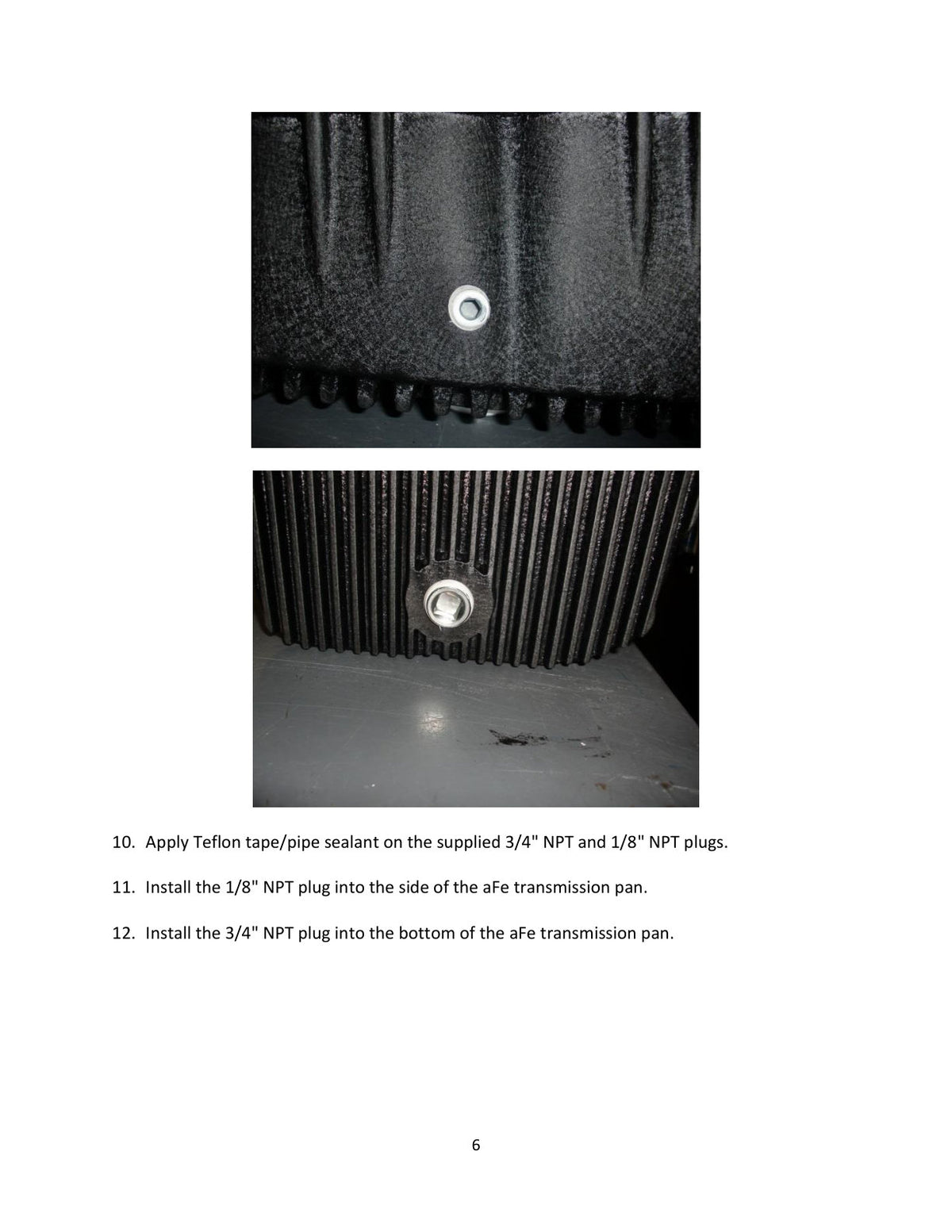aFe HD Transmission Pan Ford F-150 6R80 09-15 | Ford F-150 (46-70170)