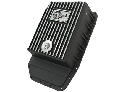 aFe Power Pro Series Transmission Pan Black w/ Machined Fins | Ford F-150 (09-14) (46-70172)
