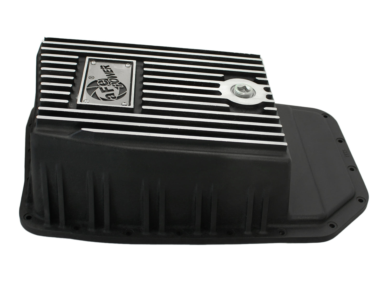 aFe Power Pro Series Transmission Pan Black w/ Machined Fins | Ford F-150 (09-14) (46-70172)