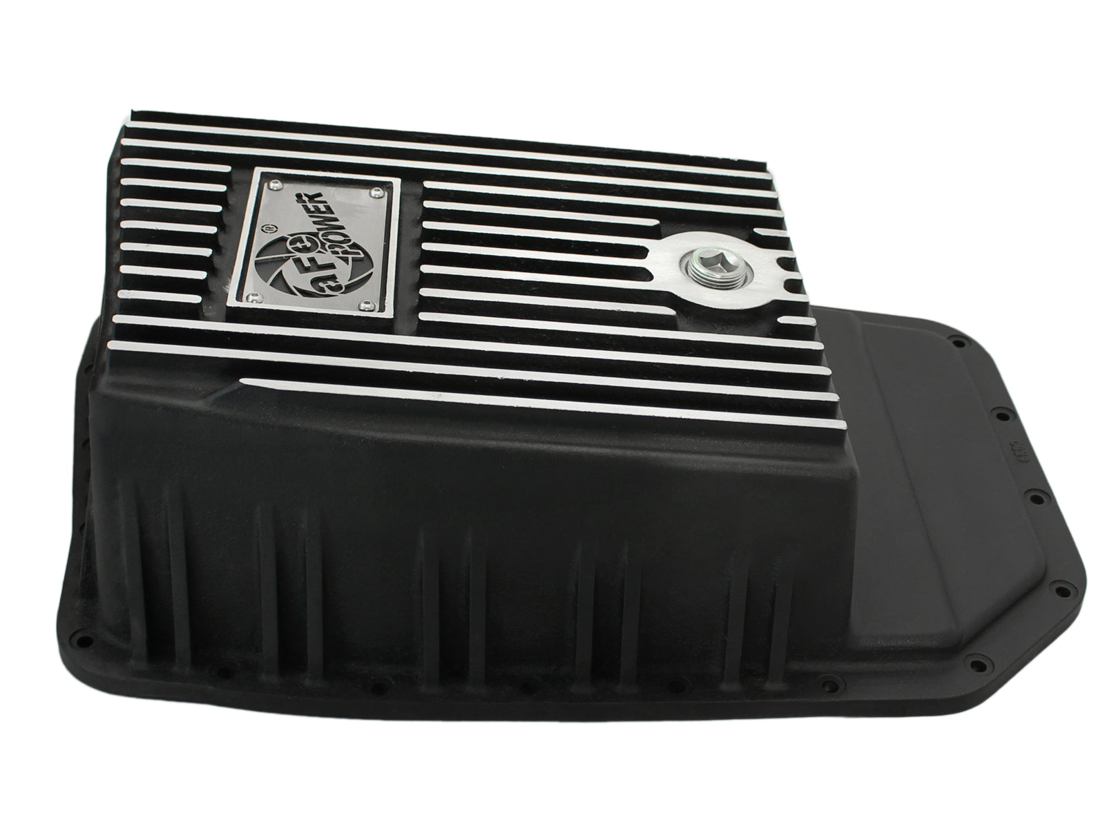aFe Power Pro Series Transmission Pan Black w/ Machined Fins | Ford F-150 (09-14) (46-70172)