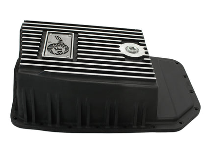 aFe Power Pro Series Transmission Pan Black w/ Machined Fins | Ford F-150 (09-14) (46-70172)