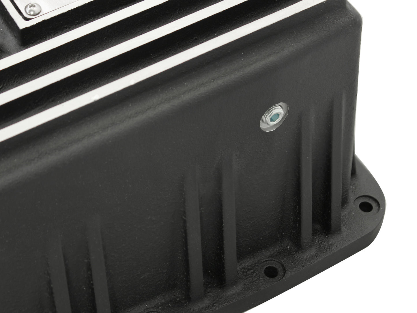 aFe Power Pro Series Transmission Pan Black w/ Machined Fins | Ford F-150 (09-14) (46-70172)