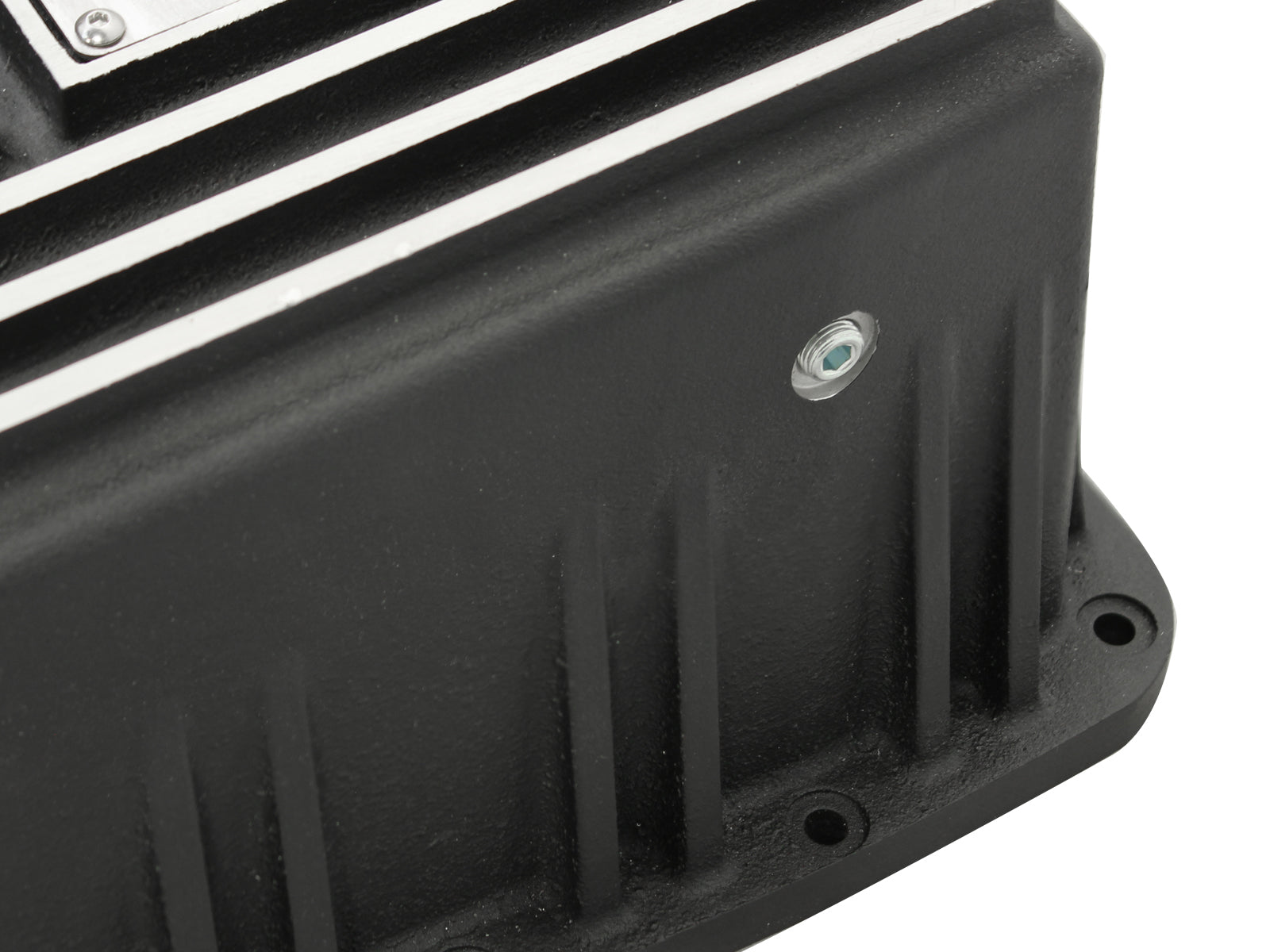 aFe Power Pro Series Transmission Pan Black w/ Machined Fins | Ford F-150 (09-14) (46-70172)