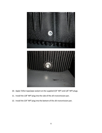 aFe Power Pro Series Transmission Pan Black w/ Machined Fins | Ford F-150 (09-14) (46-70172)