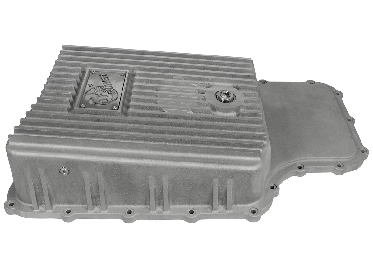 aFe Street Series Raw Trans Pan | Ford 6R140 V8-6.7L (11-14) (46-70180)