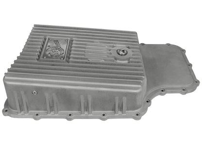 aFe Street Series Raw Trans Pan | Ford 6R140 V8-6.7L (11-14) (46-70180)