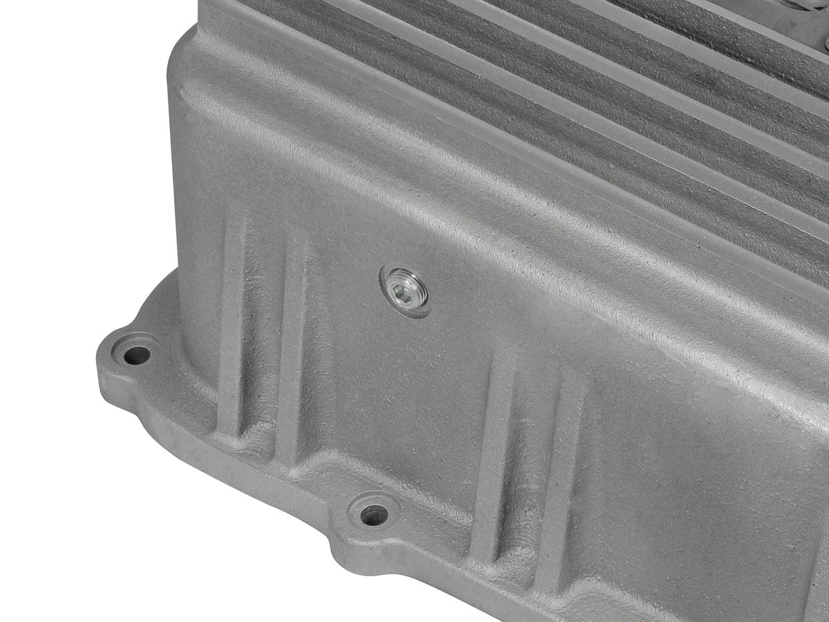 aFe Street Series Raw Trans Pan | Ford 6R140 V8-6.7L (11-14) (46-70180)