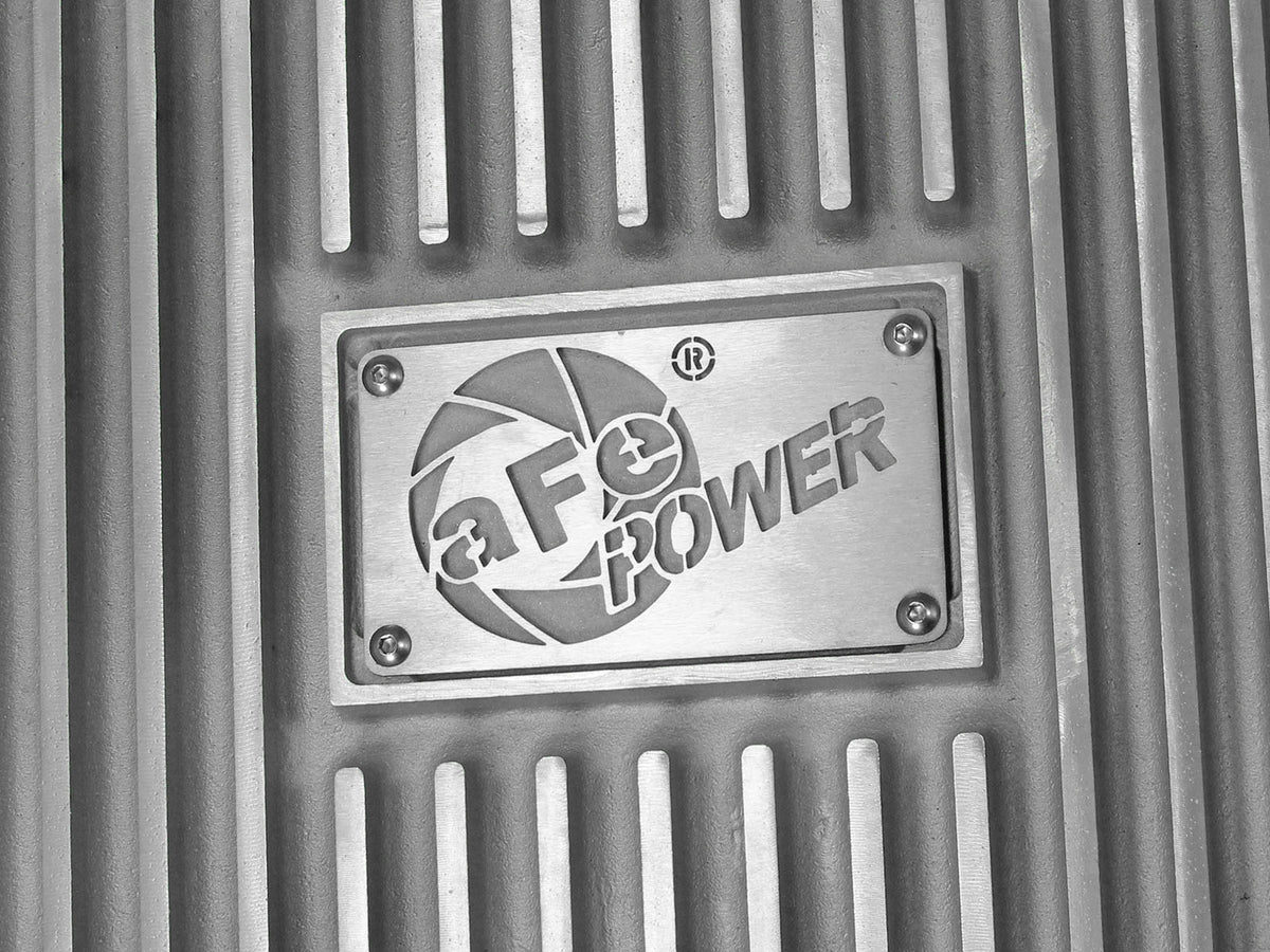 aFe Street Series Raw Trans Pan | Ford 6R140 V8-6.7L (11-14) (46-70180)