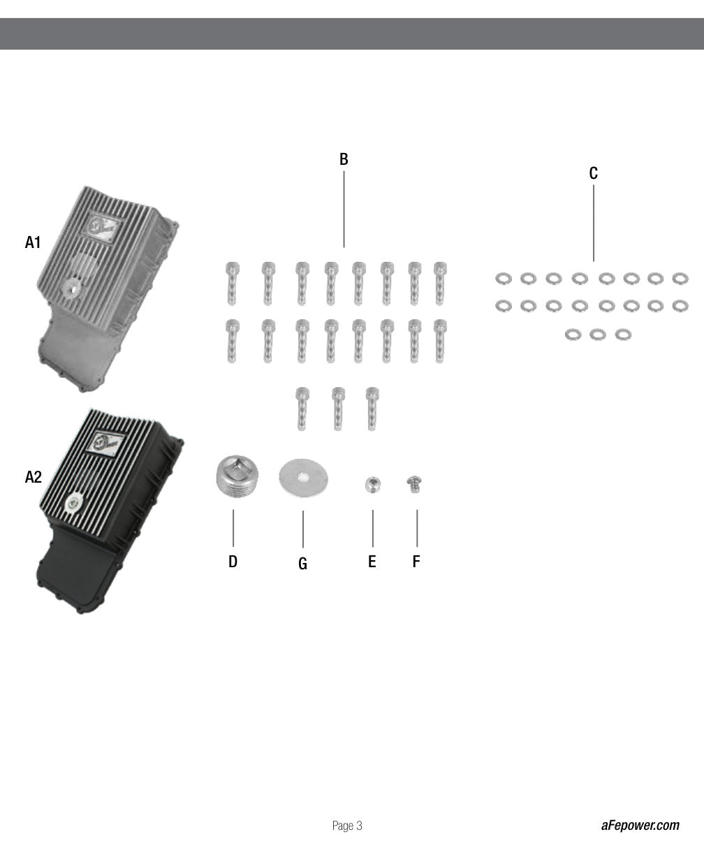 aFe Pro Series Transmission Pan Black w/ Machined Fins | Ford 11-14 V8 6.7L (46-70182)