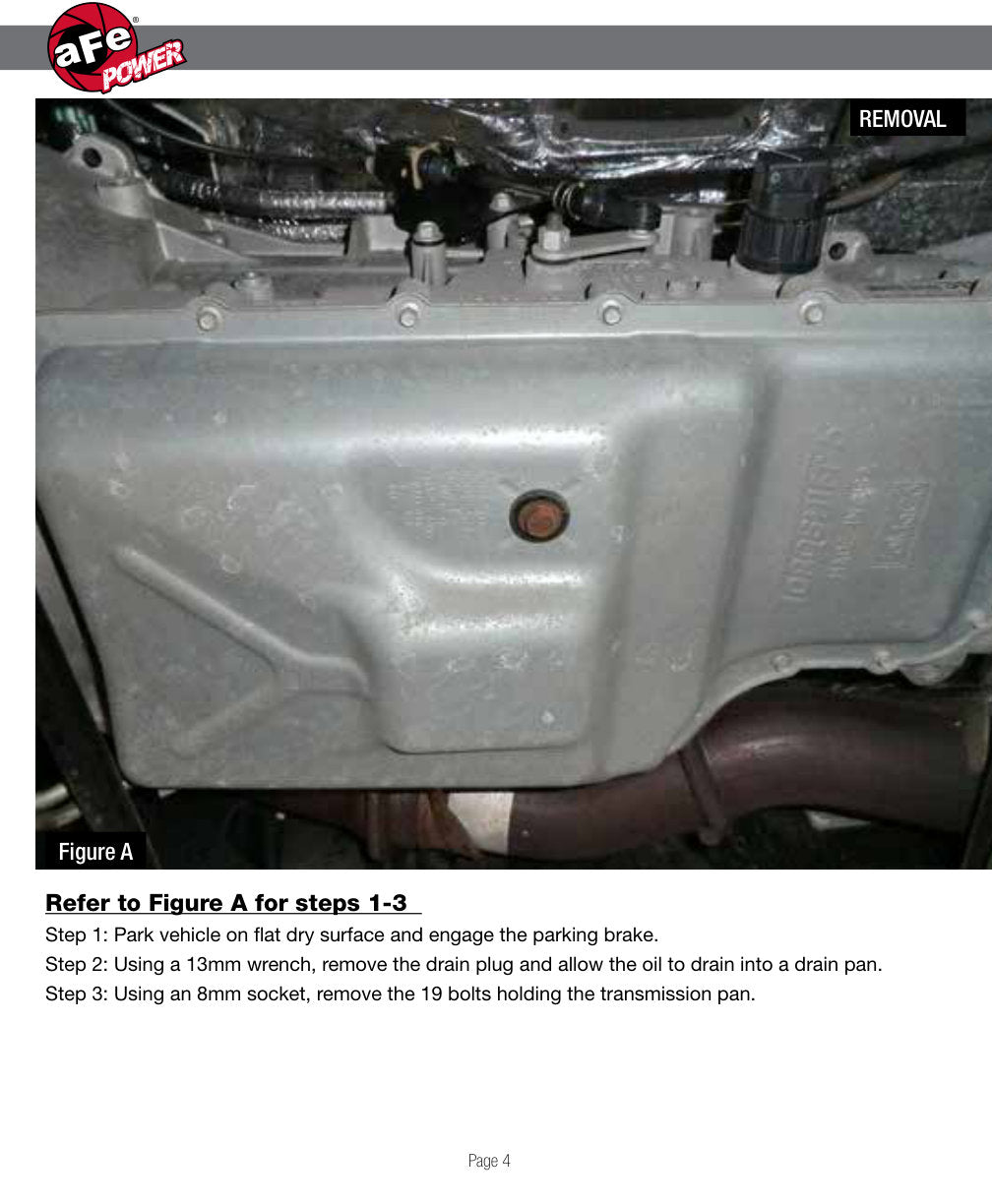 aFe Pro Series Transmission Pan Black w/ Machined Fins | Ford 11-14 V8 6.7L (46-70182)