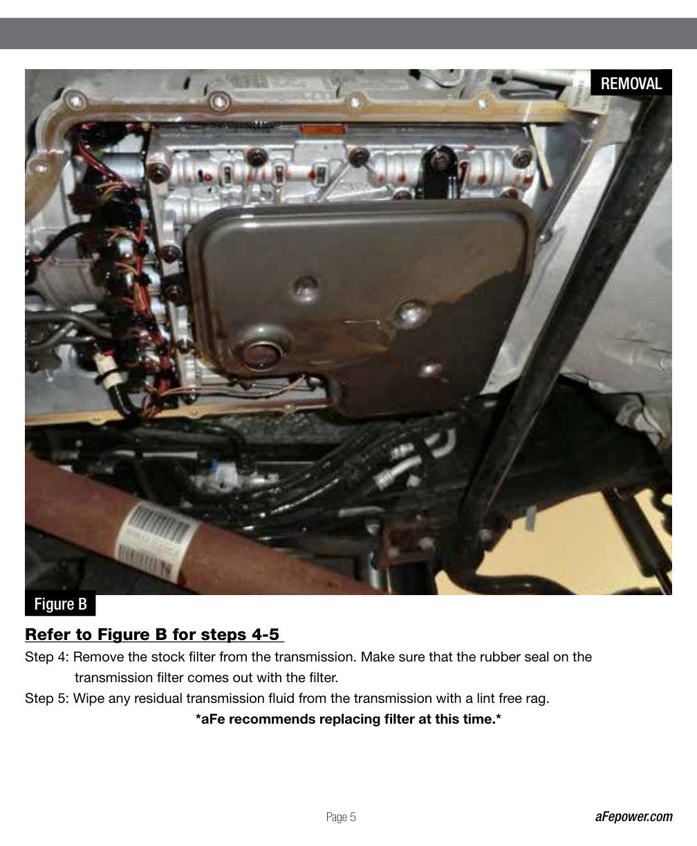 aFe Pro Series Transmission Pan Black w/ Machined Fins | Ford 11-14 V8 6.7L (46-70182)