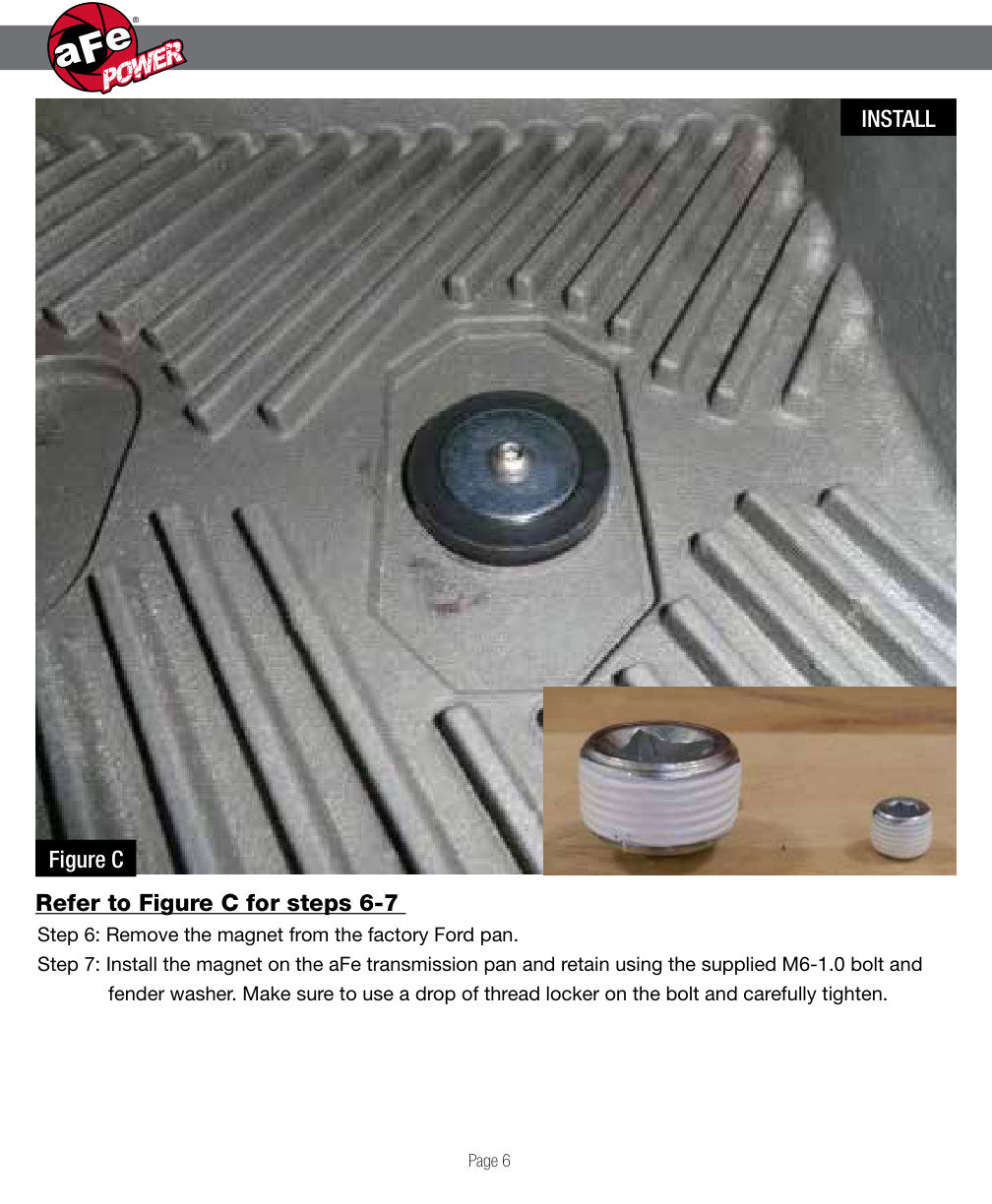 aFe Pro Series Transmission Pan Black w/ Machined Fins | Ford 11-14 V8 6.7L (46-70182)