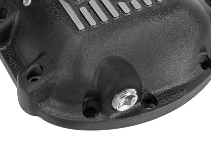 aFe Pro Series Front Differential Cover w/ Machined Fins Black | Jeep Dana 30 (97-15) (46-70192)