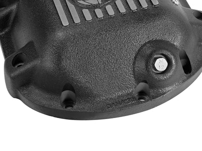 aFe Pro Series Front Differential Cover w/ Machined Fins Black | Jeep Dana 30 (97-15) (46-70192)
