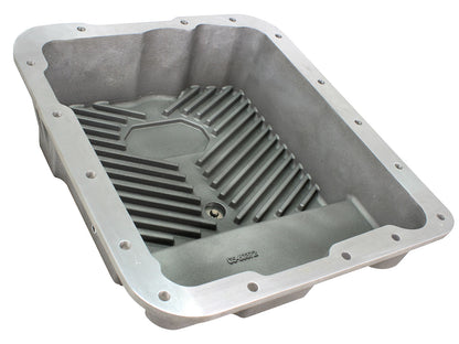 aFe Power Street Series Transmission Pan Raw w/ Machined Fins | GM Trucks (99-16) (46-70240)