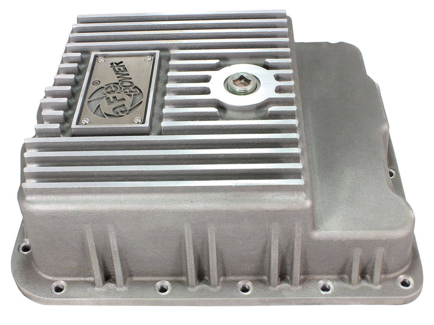 aFe Power Street Series Transmission Pan Raw w/ Machined Fins | GM Trucks (99-16) (46-70240)